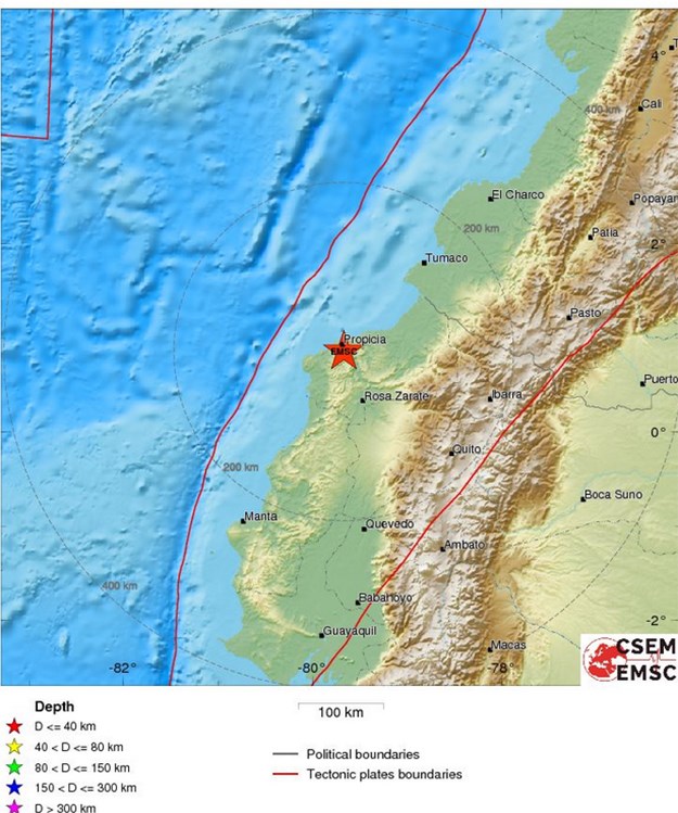 Ekvador pogodio potres, jedna osoba poginula, pričinjena velika šteta