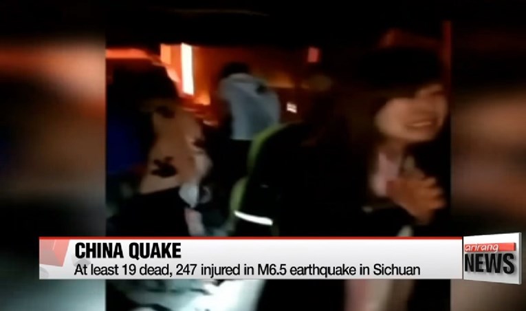 VIDEO U stravičnom potresu u Kini najmanje 19 mrtvih i 247 ozlijeđenih