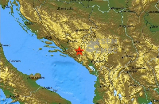 Jak potres pogodio Crnu Goru, osjetio se i na jugu Hrvatske