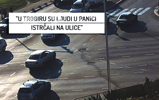 Pucali zidovi, napukla cesta: Pogledajte kakvu je štetu potres napravio diljem Dalmacije