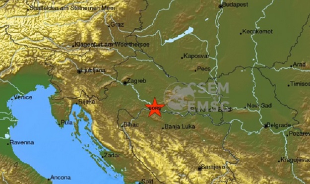 Potres jačine 3,1 stupanj po Richteru pogodio Novsku