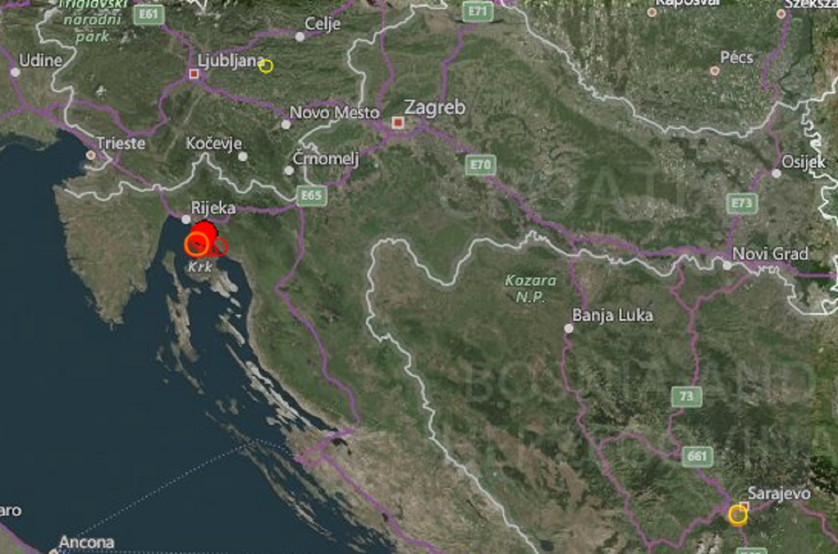 ČETVRTI JAČI POTRES U DVA DANA Opet se treslo tlo kod Rijeke: "Užas, što nas čeka tijekom noći?"