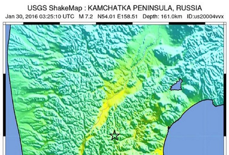 Snažan potres pogodio sjeverni Tihi ocean
