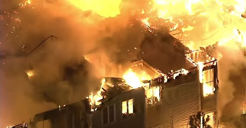 VIDEO, FOTO Ogroman požar uništio starački dom u SAD-u, najmanje 20 ozlijeđenih
