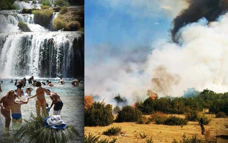 Veliki požar ušao u Nacionalni park Krka, zahvaćeno 1000 hektara, stiže pomoć iz cijele zemlje