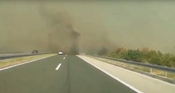 VIDEO Pogledajte kako izgleda vožnja kroz dim na autocesti A1