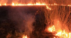 FOTO Požar u Zagrebu, spaljivanje korova u Dubravi se otelo kontroli