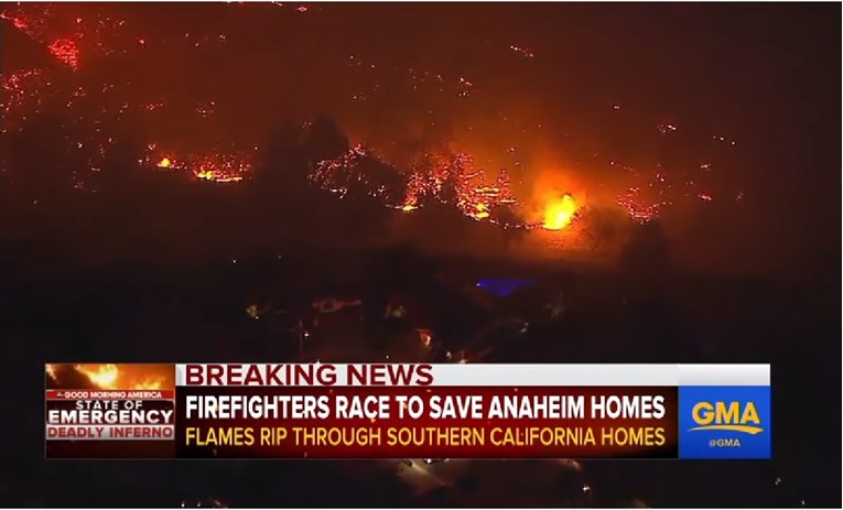 VIDEO Ogromni požari gutaju cijelu Kaliforniju, najmanje 17 poginulih