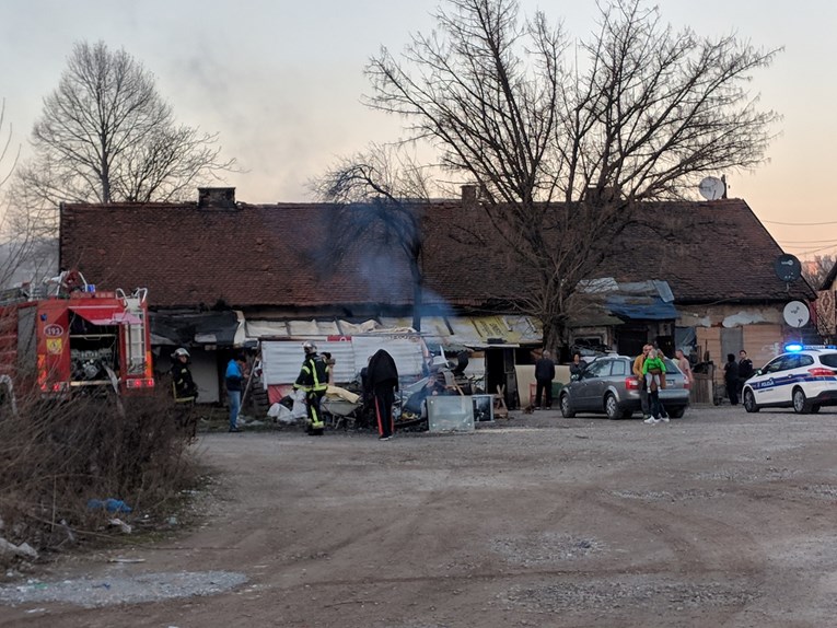 VIDEO Požar u Radničkoj u Zagrebu, zapalio se stan