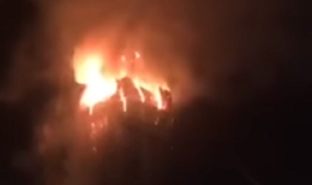 VIDEO Vatra progutala šest katova najvišeg tornja srednje Azije