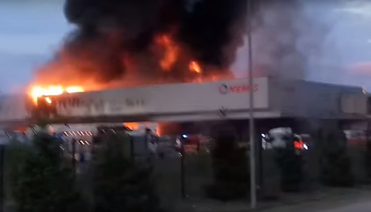 VIDEO Požar kemijskog otpada kod Ljubljane: "Ovo je katastrofa"