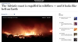 The Washington Post o požaru u Dalmaciji: "Ovo izgleda kao pakao na Zemlji"