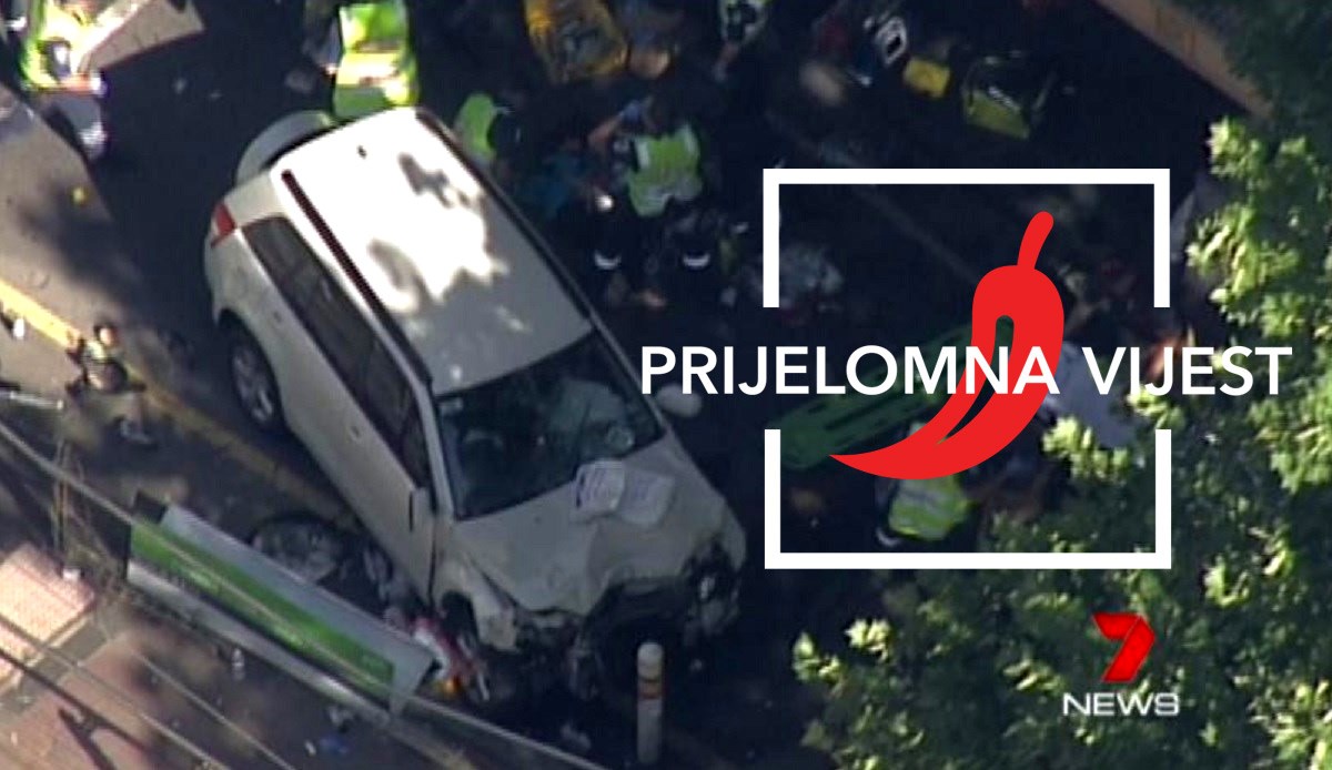 Policija objavila da se vozač automobila u Melbourneu u pješake zaletio namjerno