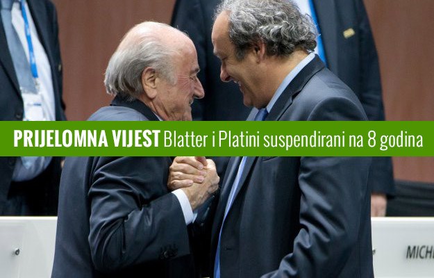 FIFA-ina hobotnica obezglavljena: Blatter i Platini protjerani iz nogometa na osam godina