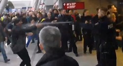 VIDEO Kaos u zračnoj luci u Duesseldorfu: Nekoliko ozlijeđenih u prokurdskom prosvjedu