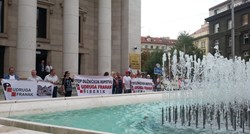 Prosvjed Udruge Franak: Vujčić je nemoralan i treba dati ostavku, HNB-u više ne vjerujemo
