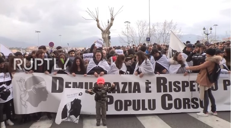 VIDEO Prosvjed na Korzici: "Francuska država nas ubija"