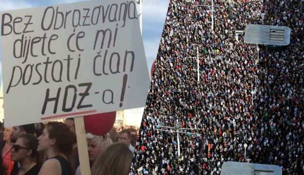 TOČKA LOMA 40.000 ljudi ustalo protiv primitivizma i bez ijednog incidenta poručilo: "Dosta!"