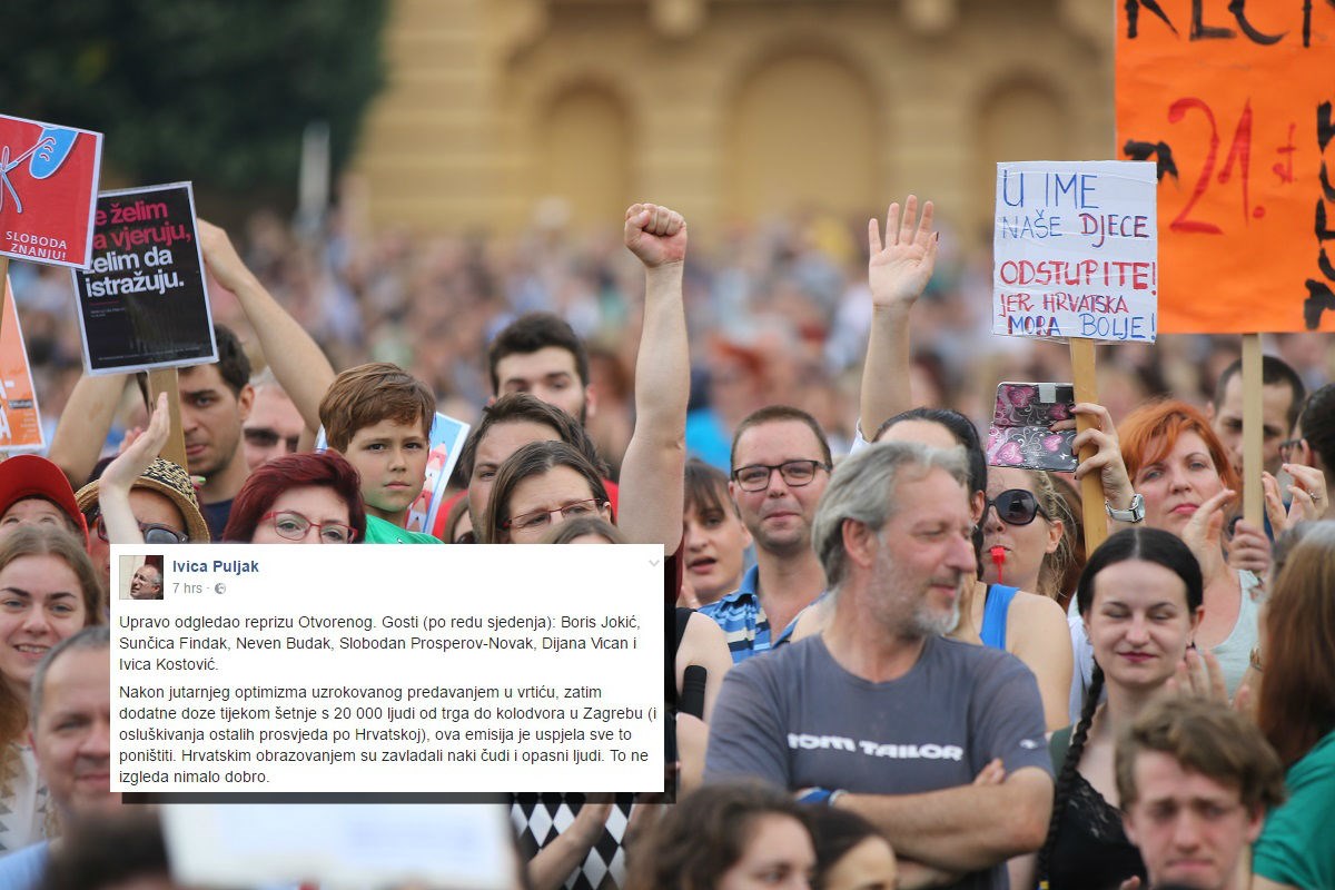 Puljak o Otvorenom: Zavladali su opasni ljudi, treba nam potpuna sekularizacija