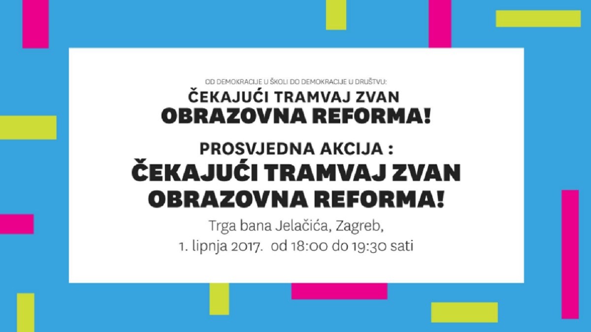 "Čekajući tramvaj zvan obrazovna reforma" - godinu dana poslije, prosvjed zbog kurikularne reforme