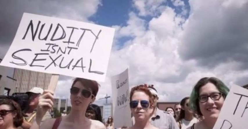 Kanađanke prosvjedovale za pravo žena na toples u javnosti: To su grudi, a ne bombe