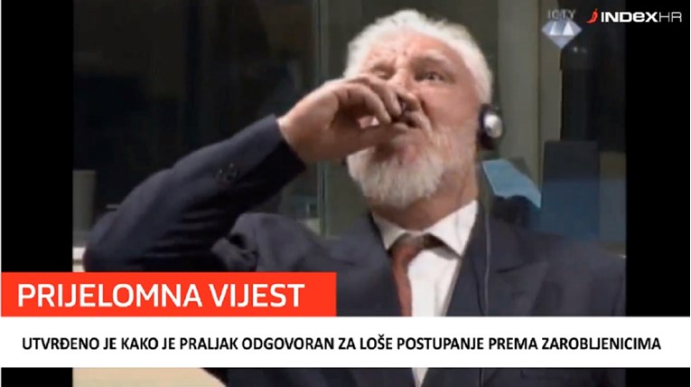 VIDEO Praljak popio otrov usred sudnice, umro u bolnici