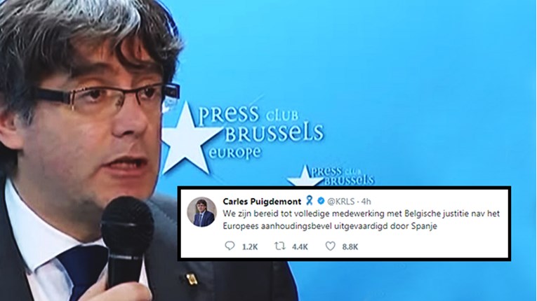 Puigdemont kaže da je spreman surađivati s belgijskim vlastima oko izručenja