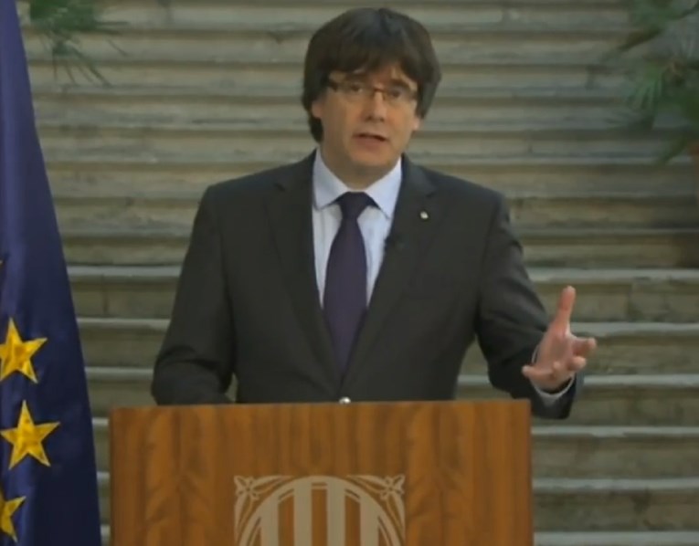 VIDEO Puigdemont poručio: "Demokratski ćemo se oduprijeti Madridu"