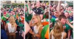 VIDEO Hit na Fejsu: Pogledajte kako je gomila irskih navijača pomogla frendu da zavede plavušu