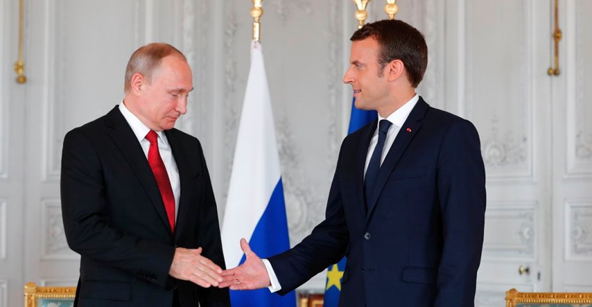 Macron se sastao s Putinom u Versaillesu