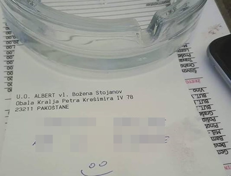 FOTO Morate vidjeti poruku na računu koju su dobili vatrogasci u Pakoštanima