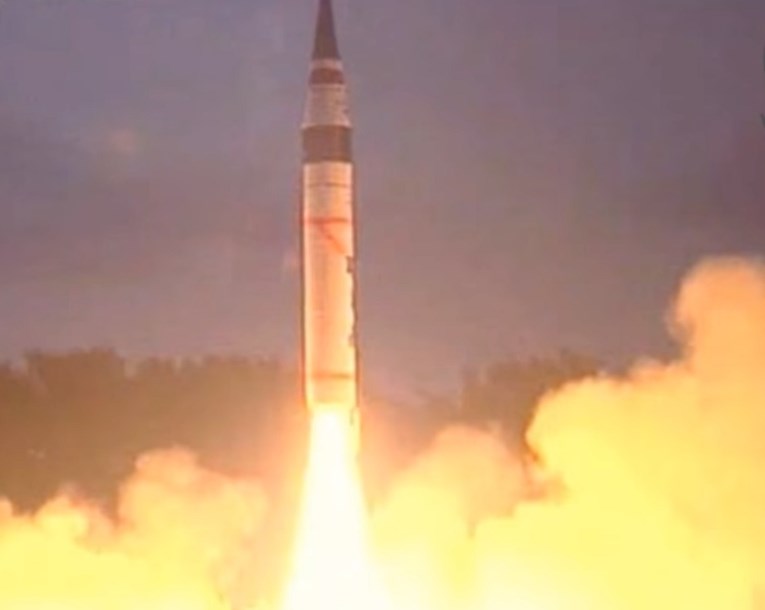 VIDEO Indija testirala svoju najnapredniju raketu sposobnu nositi nuklearnu glavu
