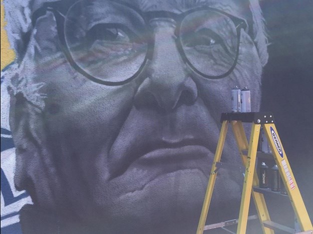FOTO Ovako je nastao mural za Ranierija koji je obišao svijet