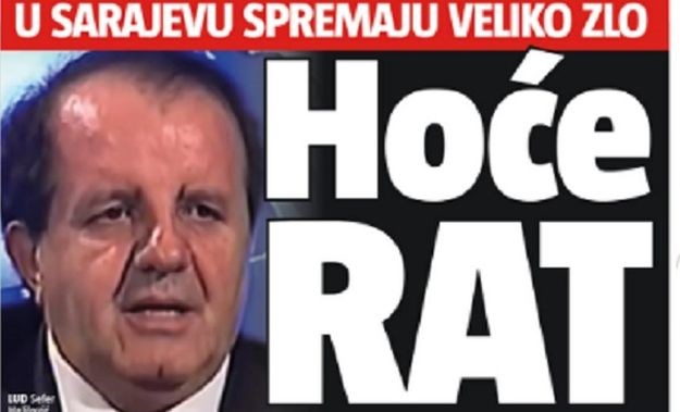 Srpski mediji pozivaju na rat: "Muslimani hoće da kolju Srbe"