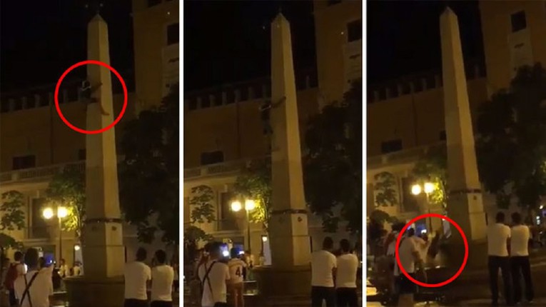 UZNEMIRUJUĆA SCENA Stravičan pad Realovog navijača u slavlju europskog naslova
