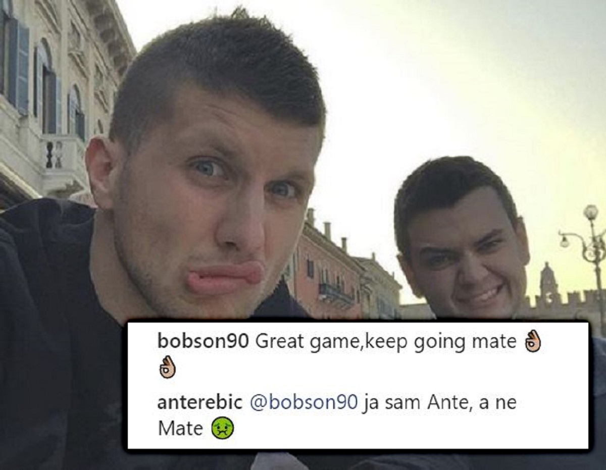 Ante Rebić se "naljutio" na Srbina: "Ja sam Ante, a ne Mate"