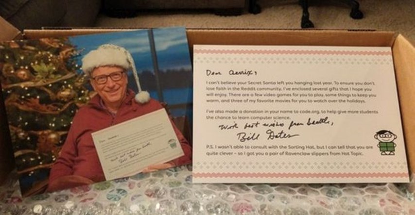 FOTO Evo što dobijete kad vam poklon za Božić pošalje Bill Gates