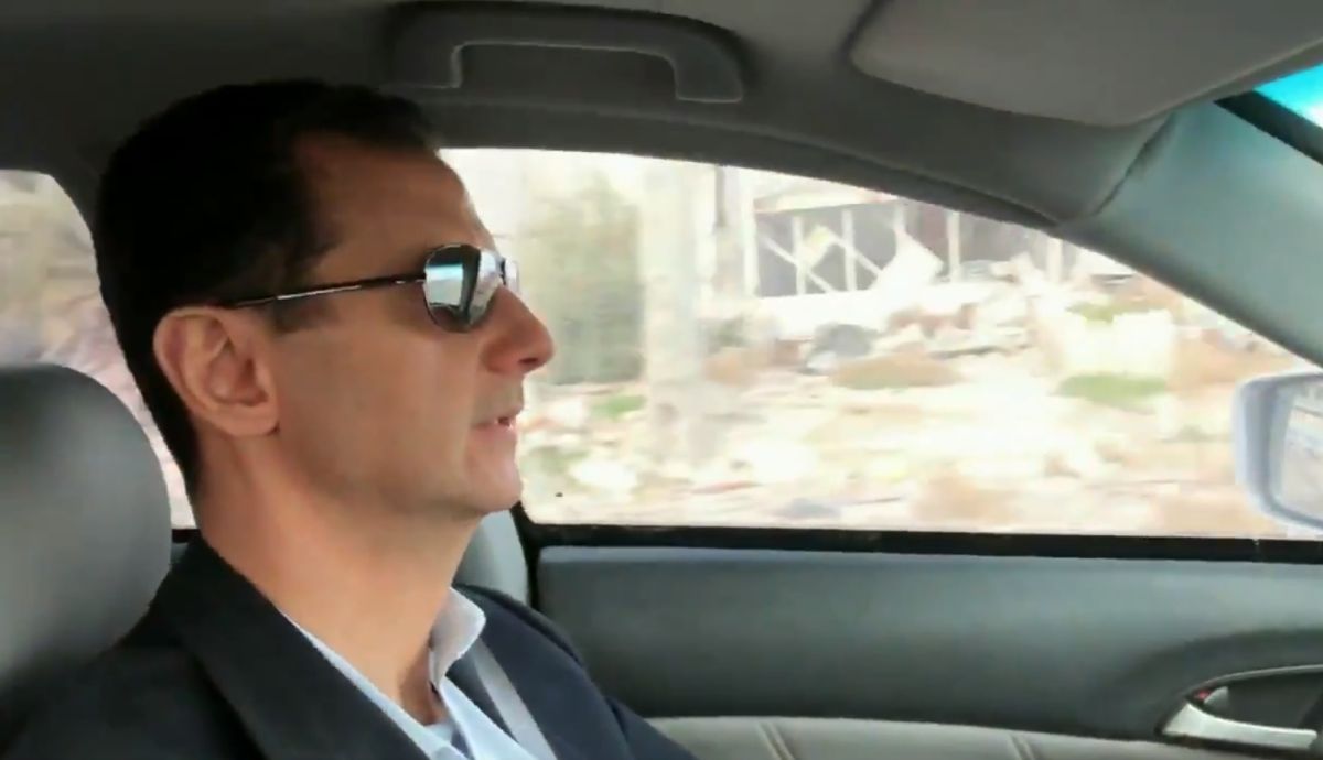 Asad obišao razorenu Istočnu Gutu, pogledajte snimku