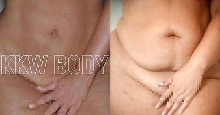 Plus size manekenka kopirala fotku golog međunožja Kim Kardashian: "Sva tijela su savršena"