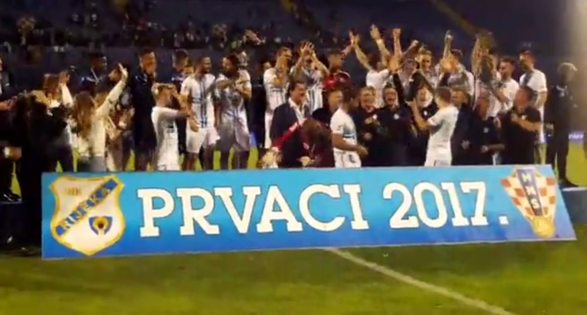 Povijesna fešta na Maksimiru, Rijeka slavi naslov prvaka: "Ovo je Rijeka!"