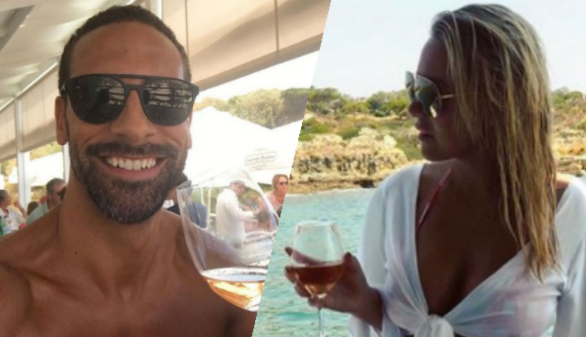 Rio Ferdinand ljetuje sa seksi starletom, ali jedan detalj na fotki otkriva da još pati za suprugom
