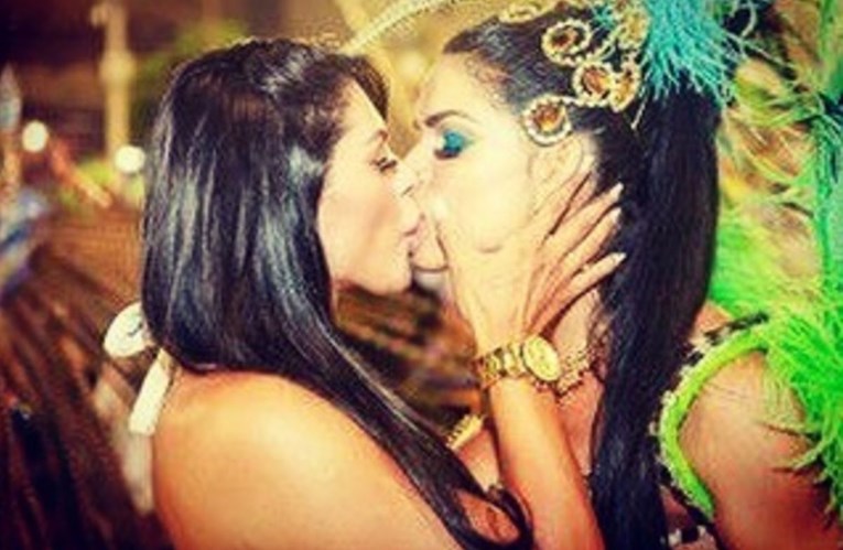 FOTO Zaprosila kraljicu karnevala, poljubile se pa dobile prijetnje: "Bog to ne dopušta"