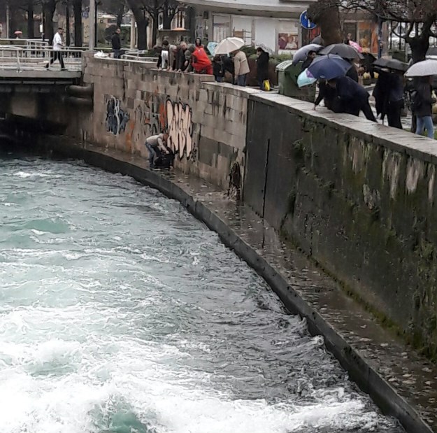 Akcija spašavanja u Rijeci: Žena upala u Rječinu, navodno joj je pozlilo