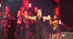 Robbie Williams Srbiju pozdravio s "Dobra večer Zagreb!"