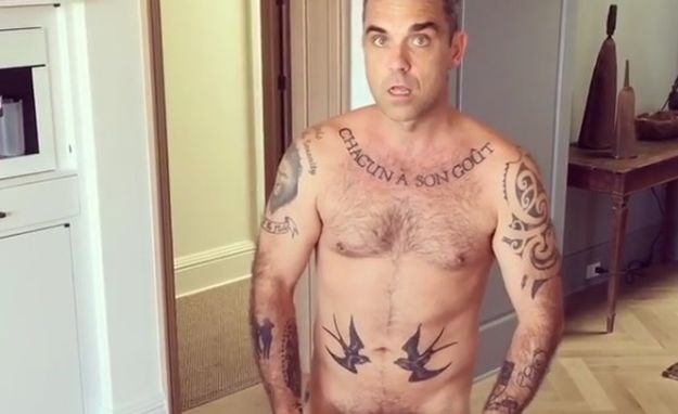 VIDEO "Jaja ti vire": Robbie Williams intimne dijelove pokušao skriti tortom