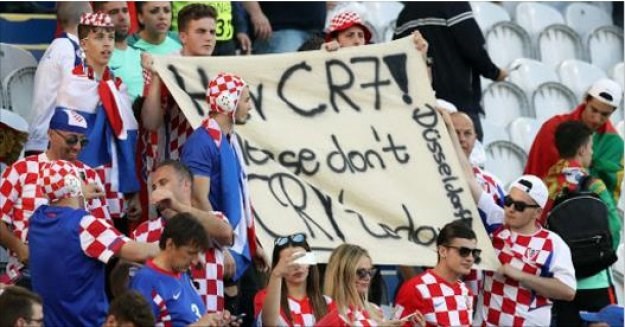 Pogledajte kakvu su poruku hrvatski navijači poslali Ronaldu: "Molimo te, nemoj plakati..."