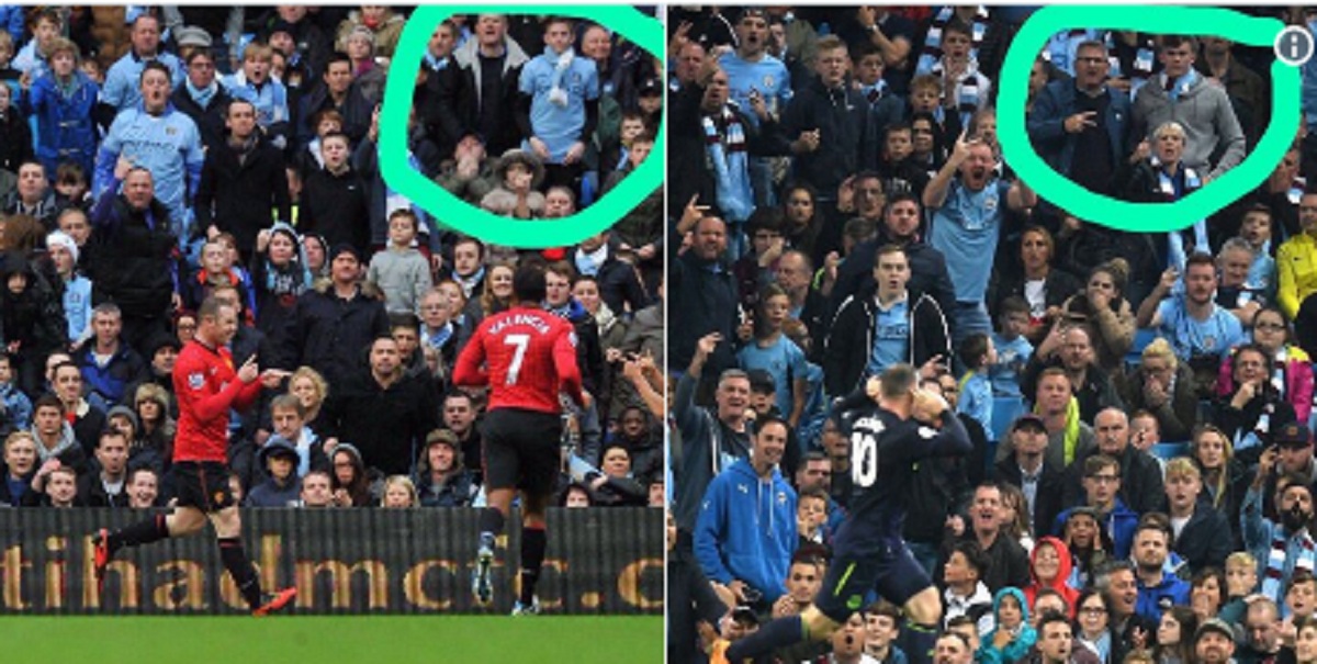 ZAŠTO UVIJEK ON? Dvojica istih navijača Cityja prije četiri godine i jučer u očaju su gledali što im radi Rooney