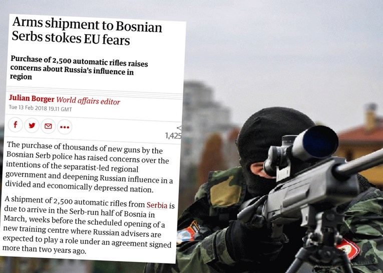 Guardian: Dodik kupuje tisuće pušaka, sprema li se novi rat u BiH?