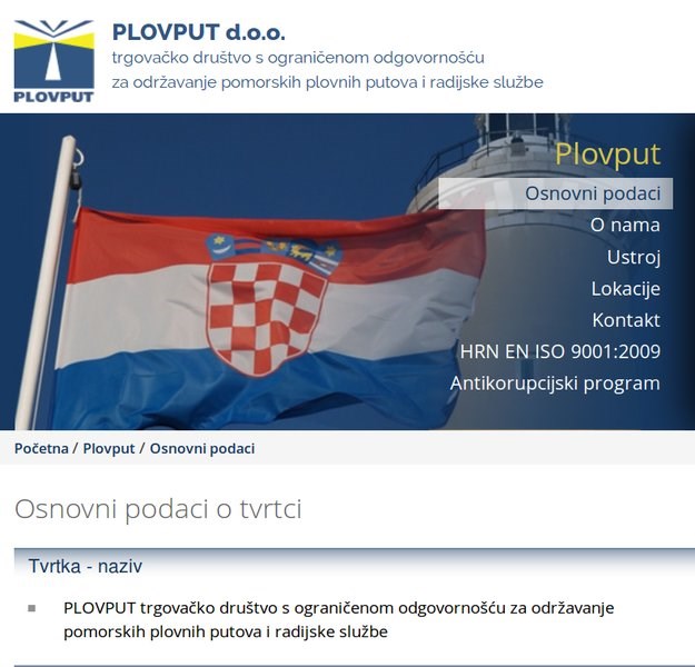 Antešić: Nema šanse da ćemo privatizirati Plovput