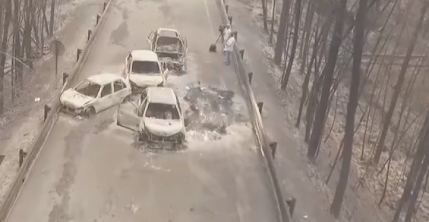VIDEO Dronovi snimili apokaliptične scene nakon požara u Portugalu